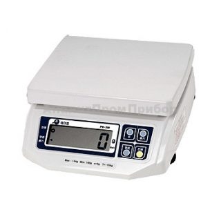 Весы лабораторные PW-200-3R (НПВ=1500 г / 3 кг; d=0,5 г / 1 г)