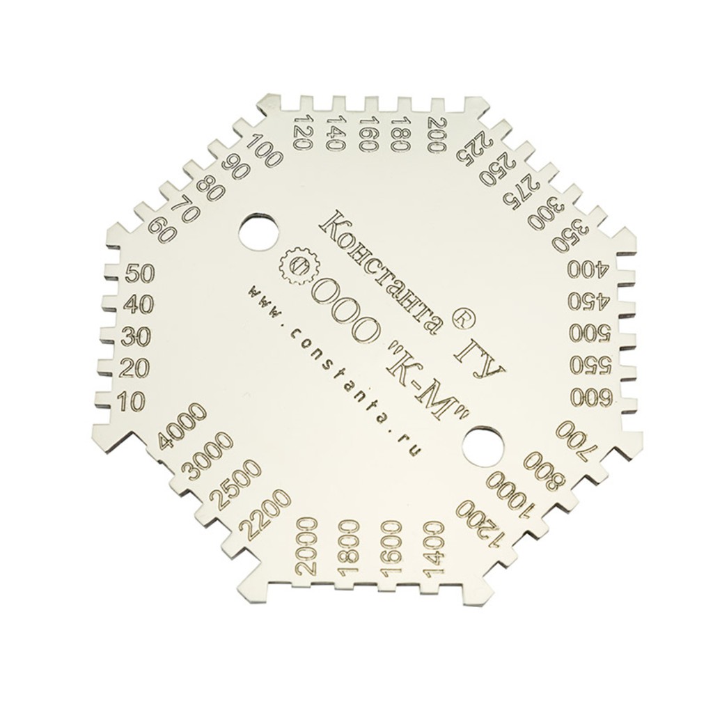Толщиномер-гребенка Константа ГУ неотвердевшего слоя краски купить по цене  8000 руб. в Москве