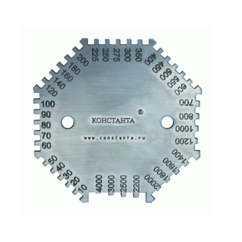 Толщиномер-гребенка Константа ГУ неотвердевшего слоя краски купить по цене  8000 руб. в Москве