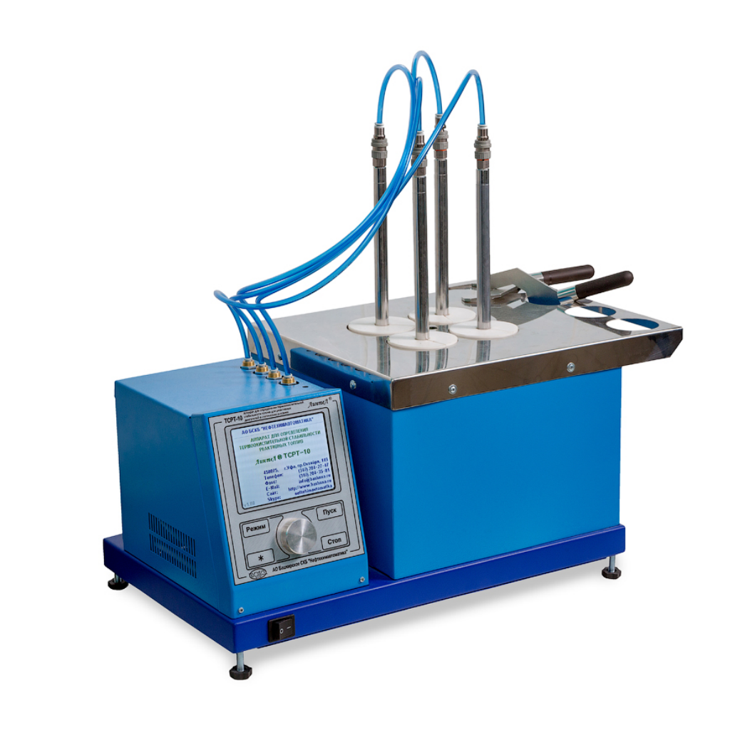 Аппарат ЛинтеЛ ТСРТ-10 для определения термоокислительной стабильности  топлив для реактивных двигателей в статических условиях купить по цене  780000 руб. в Москве