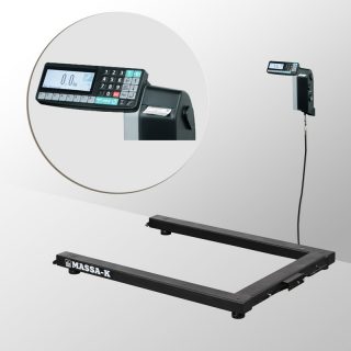 Весы паллетные напольные электронные с печатью этикеток 4D-U-1-2000-RL