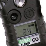ALTAIR CO cигнализатор, пороги тревог: 17 ppm и 86 ppm (равно 20 и 100 мг/м3)