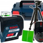 Лазерный уровень Bosch GLL 3-80 CG + BM 1 + GBA 12V + L-Boxx