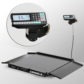 Весы платформенные электронные с печатью этикеток 4D-LA-15/12-1000-RP