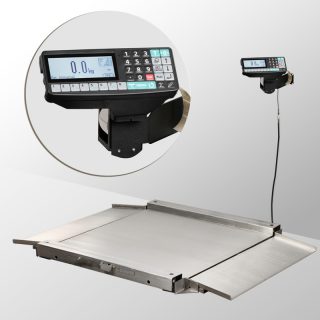 Весы платформенные электронные с печатью этикеток 4D-LA.S-10/10-1000-RP