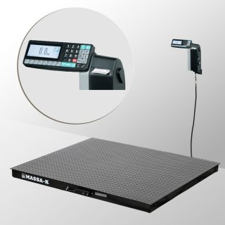 Весы платформенные электронные с печатью этикеток 4D-PМ-15/15-1000-RL