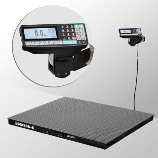 Весы платформенные электронные с печатью этикеток 4D-PM-12/10-500-RP