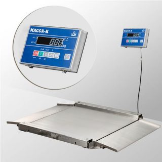 Весы платформенные электронные 4D-LA.S-10/10-1000-AB