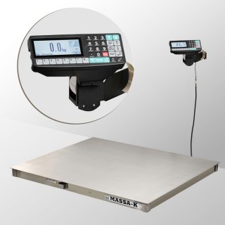 Весы платформенные электронные с печатью этикеток 4D-PM.S-12/10-1000-RP