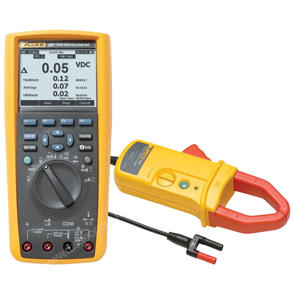 Мультиметр Fluke 287 с токовыми клещами Fluke I410 (Комплект) купить по  цене производителя в Москве